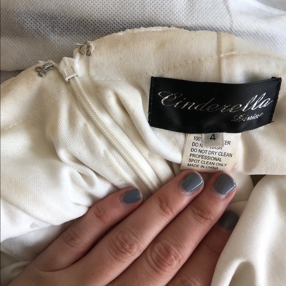 White Evening Dress - Picture 7 of 7